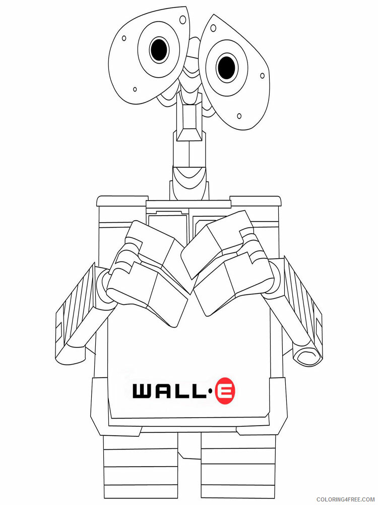 WALL E Coloring Pages TV Film WALL E 4 Printable 2020 11211 Coloring4free