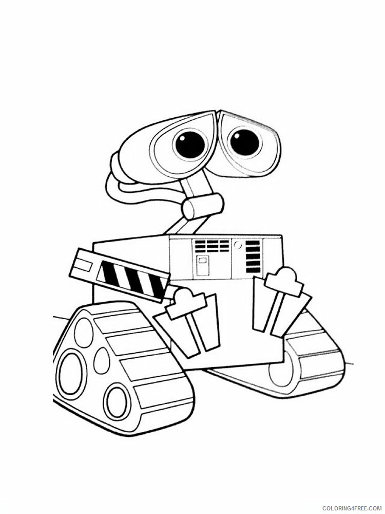 WALL E Coloring Pages TV Film WALL E 6 Printable 2020 11230 Coloring4free