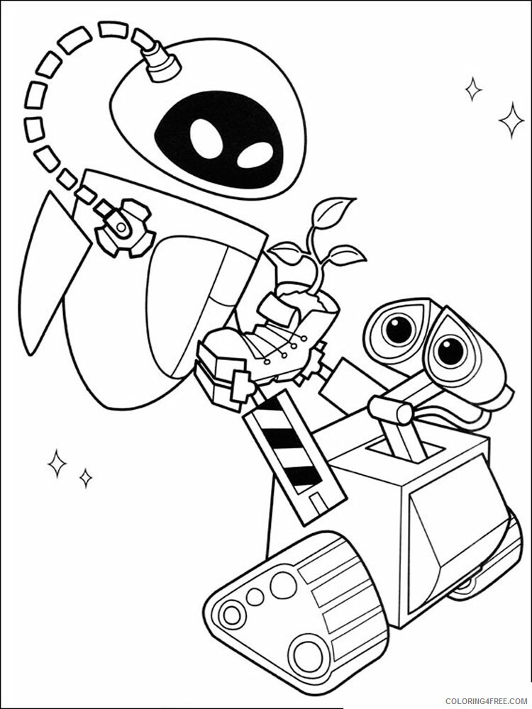 WALL E Coloring Pages TV Film WALL E 8 Printable 2020 11233 Coloring4free