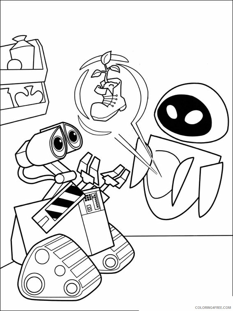 WALL E Coloring Pages TV Film WALL E 9 Printable 2020 11235 Coloring4free