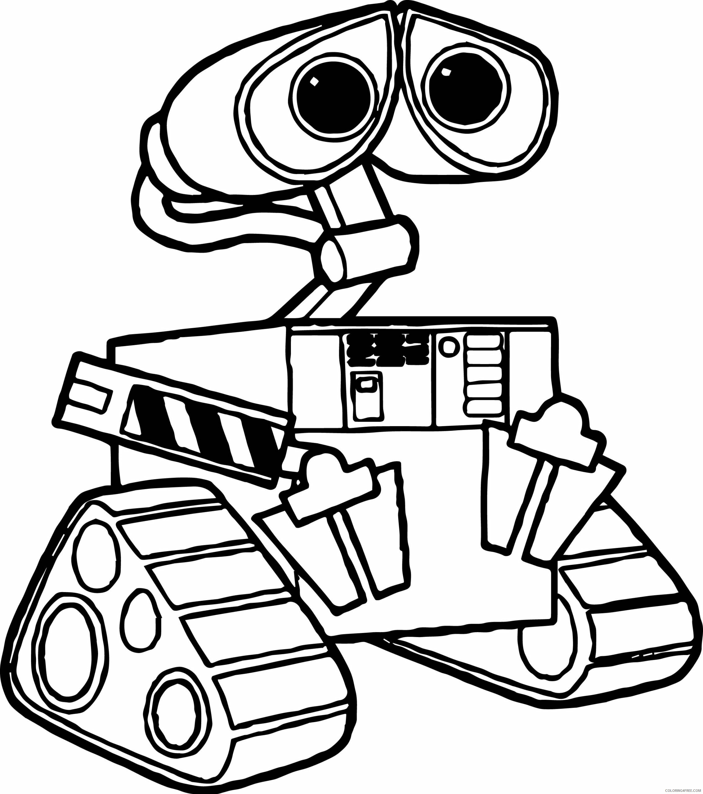 WALL E Coloring Pages TV Film WALL E to Printable 2020 11250 Coloring4free