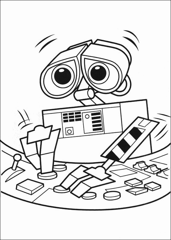 WALL E Coloring Pages TV Film Wall E Printable 2020 11253 Coloring4free