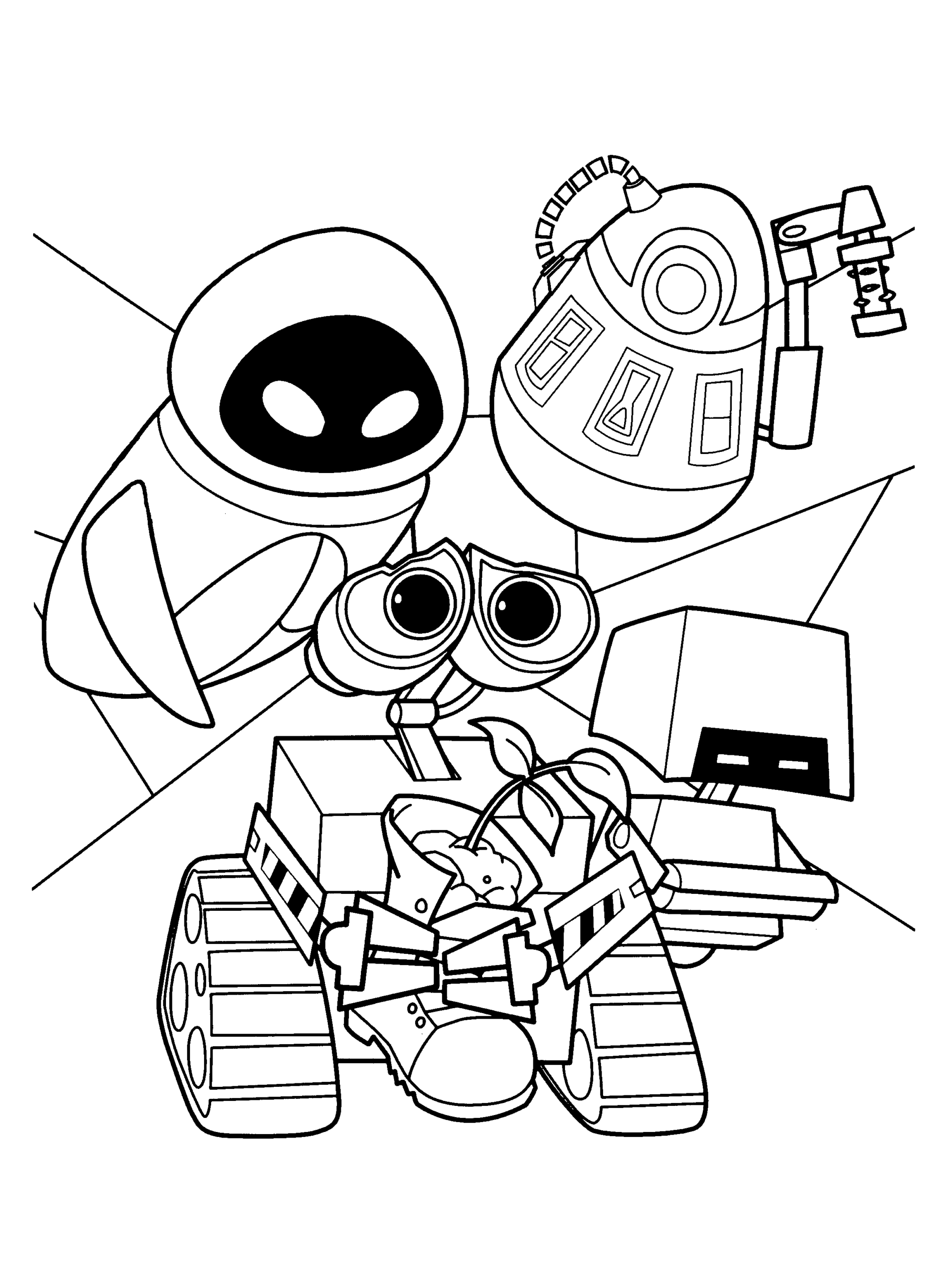 WALL E Coloring Pages TV Film WallE Prinable Printable 2020 11251 Coloring4free