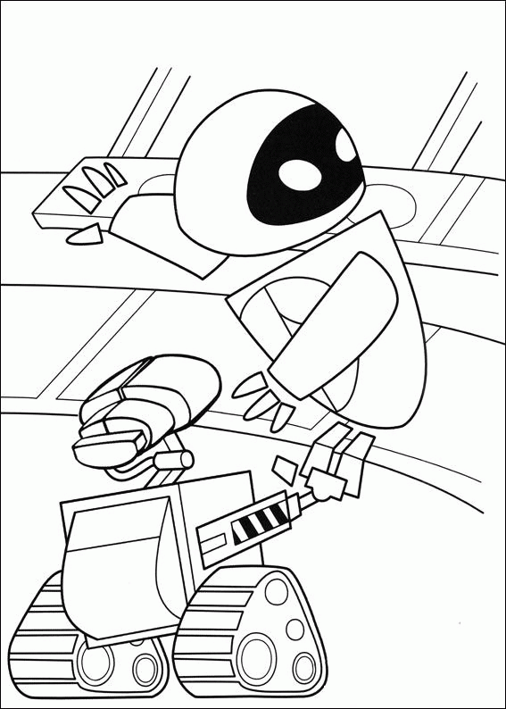 WALL E Coloring Pages TV Film wall e 10 Printable 2020 11179 Coloring4free