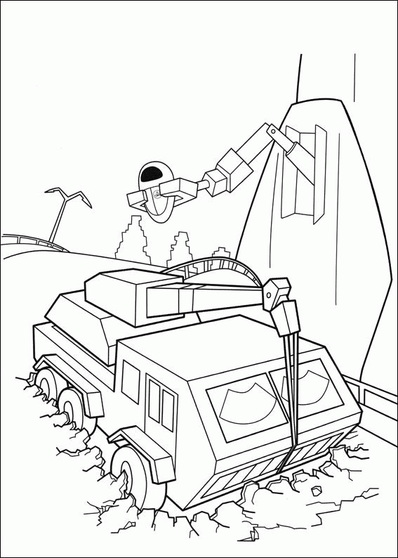 WALL E Coloring Pages TV Film wall e 19 Printable 2020 11190 Coloring4free