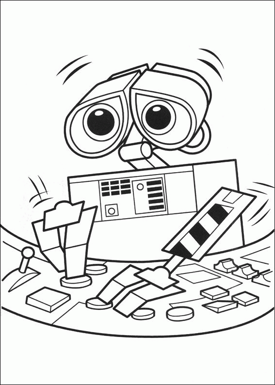 WALL E Coloring Pages TV Film wall e 46 Printable 2020 11217 Coloring4free