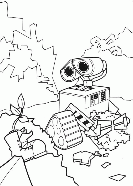 WALL E Coloring Pages TV Film wall e 54 Printable 2020 11227 Coloring4free