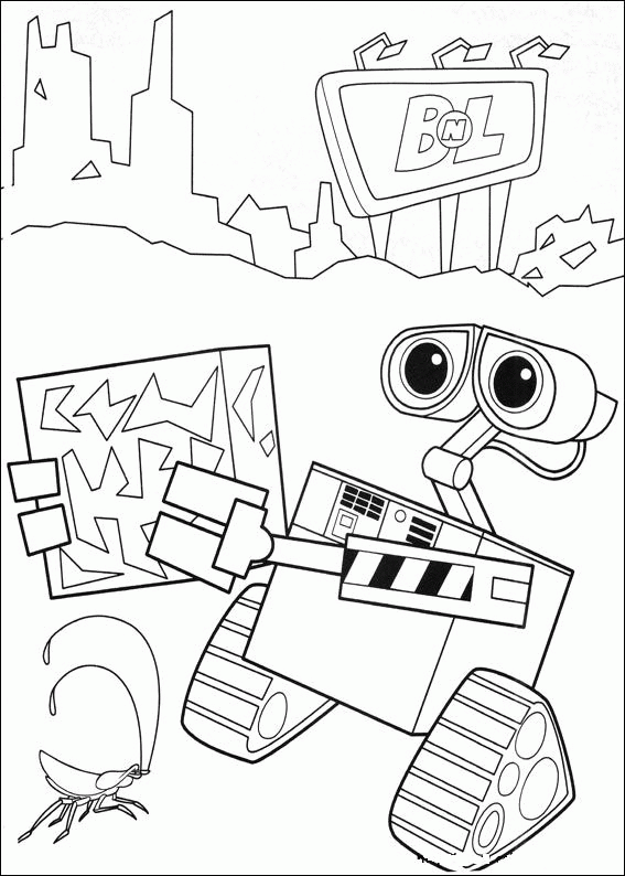 WALL E Coloring Pages TV Film wall e 55 Printable 2020 11228 Coloring4free