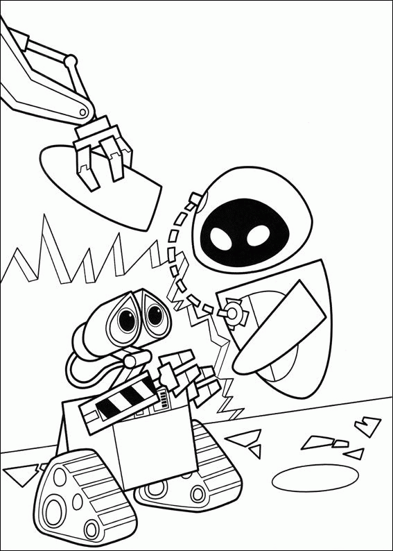 WALL E Coloring Pages TV Film wall e 6 Printable 2020 11229 Coloring4free