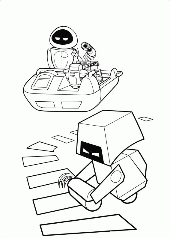 WALL E Coloring Pages TV Film wall e 8 Printable 2020 11232 Coloring4free