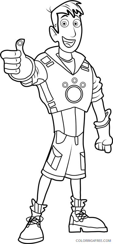 Wild Kratts Coloring Pages TV Film Print Wild Kratts Printable 2020 11349 Coloring4free