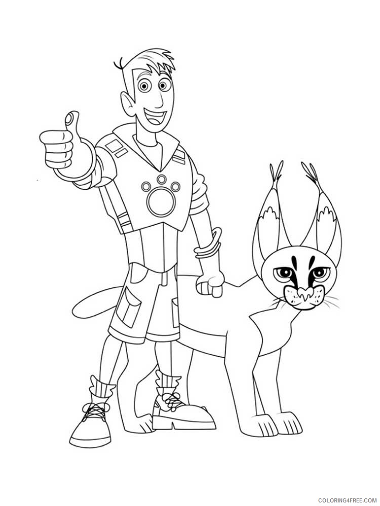Wild Kratts Coloring Pages TV Film Wild Kratts 3 Printable 2020 11354 Coloring4free
