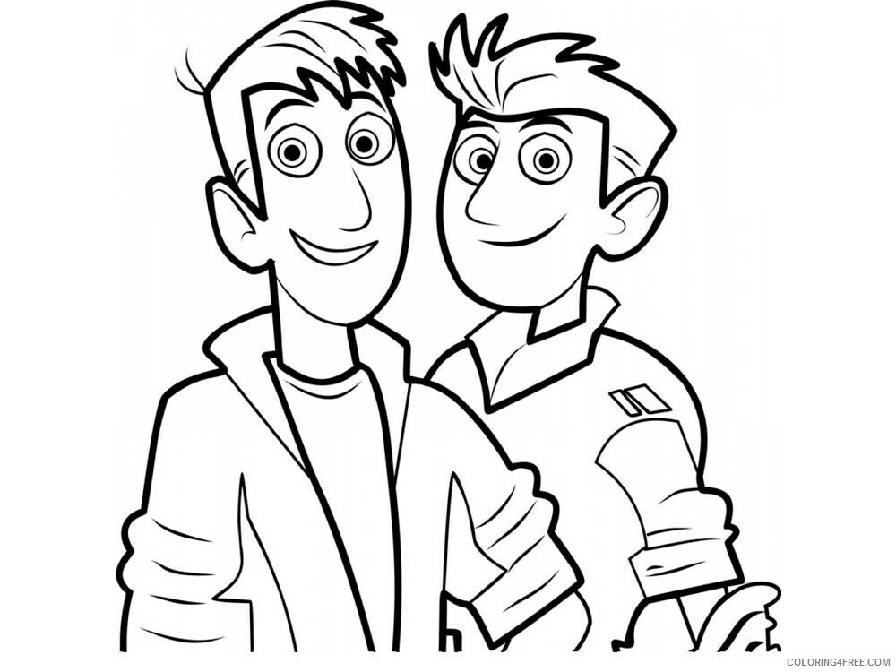 Wild Kratts Coloring Pages TV Film Wild Kratts 8 Printable 2020 11356 Coloring4free