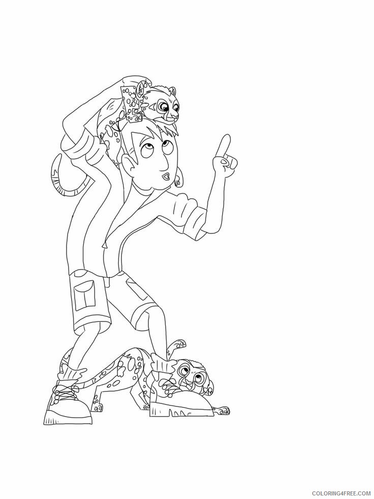 Wild Kratts Coloring Pages TV Film Wild Kratts Printable 2020 11350 Coloring4free