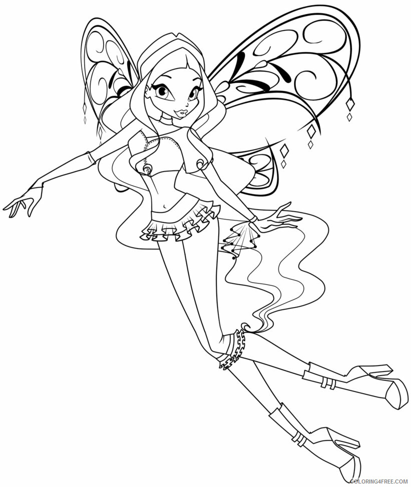 Winx Club Coloring Pages TV Film Free Winx Club Printable 2020 11464 Coloring4free