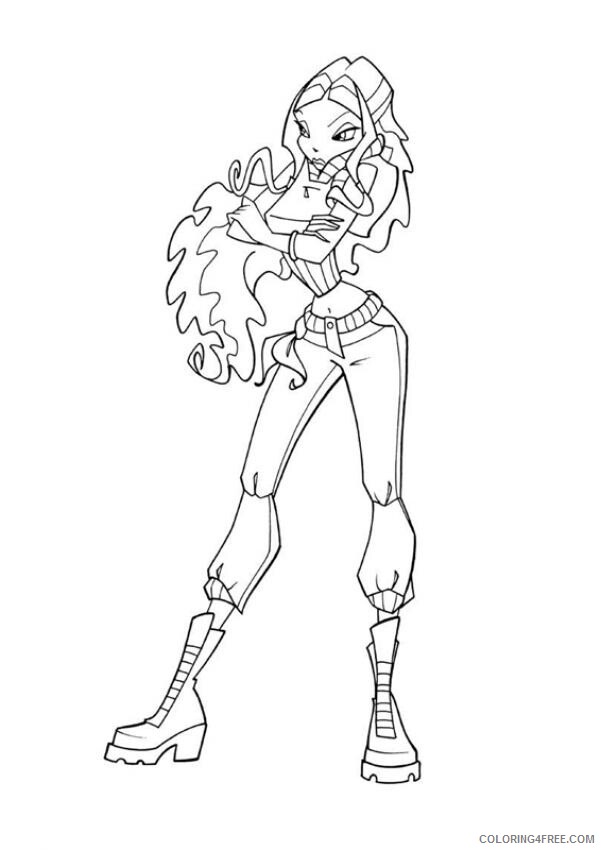 Winx Club Coloring Pages TV Film Winx Club Layla Printable 2020 11563 Coloring4free