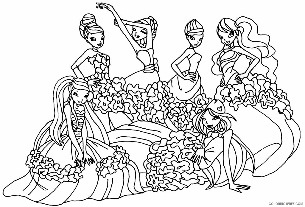 Winx Club Coloring Pages TV Film Winx Club Printable 2020 11493 Coloring4free