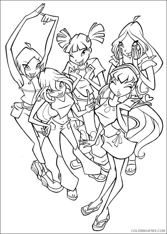 Winx Club Coloring Pages TV Film Winx Club Printable 2020 11604 Coloring4free