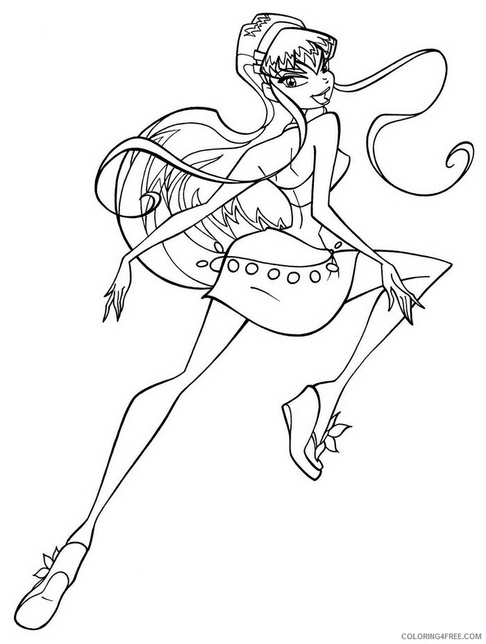 Winx Club Coloring Pages TV Film Winx Club Roxy Printable 2020 11527 Coloring4free