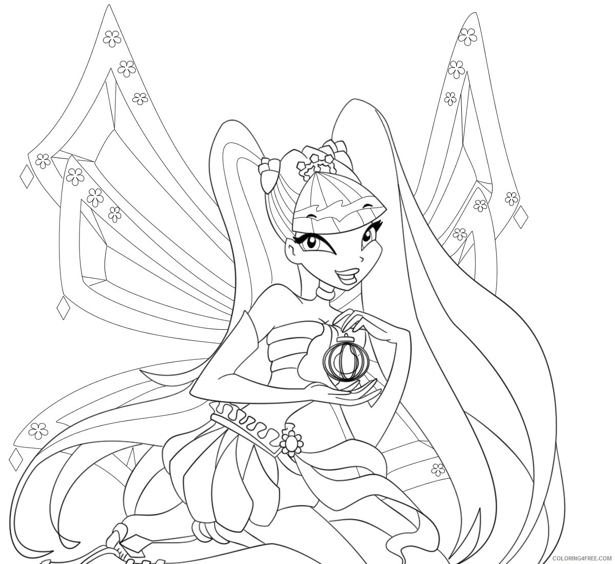Winx Club Coloring Pages TV Film Winx Club Stella Printable 2020 11529 Coloring4free