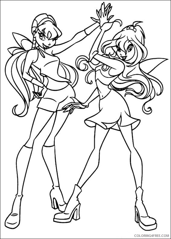 Winx Club Coloring Pages TV Film of Winx Club Printable 2020 11460 Coloring4free