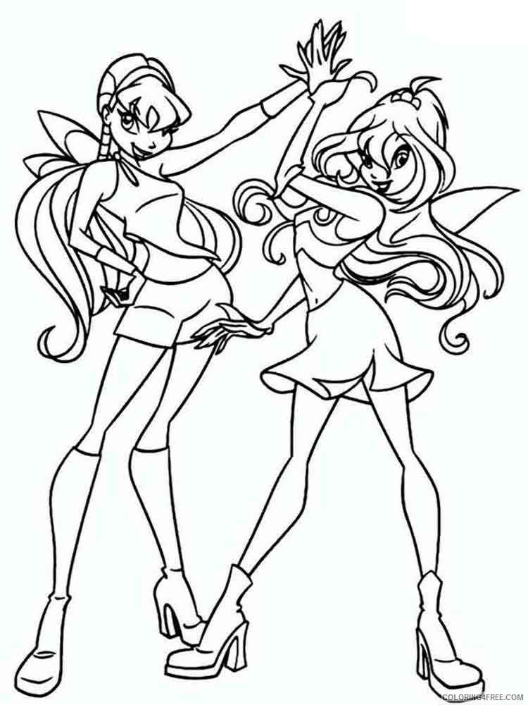 Winx Club Coloring Pages TV Film winx club 19 Printable 2020 11498 Coloring4free