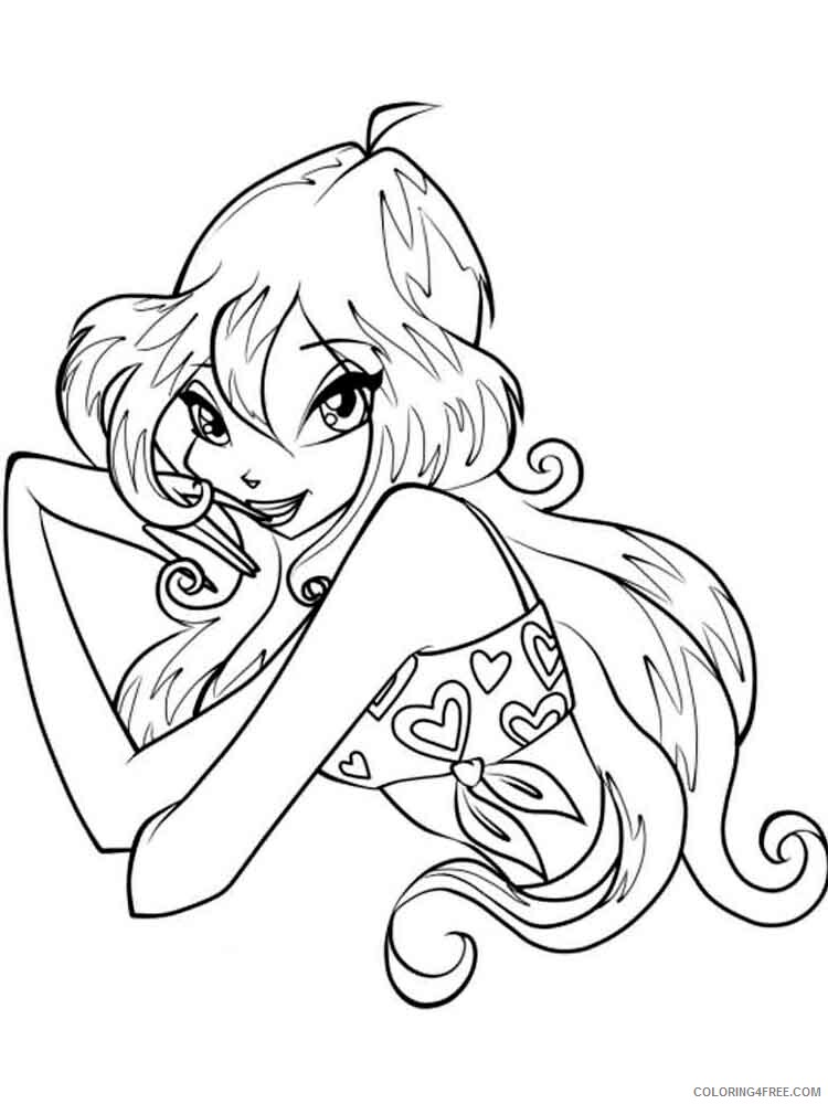 Winx Club Coloring Pages TV Film winx club bloom 10 Printable 2020 11469 Coloring4free