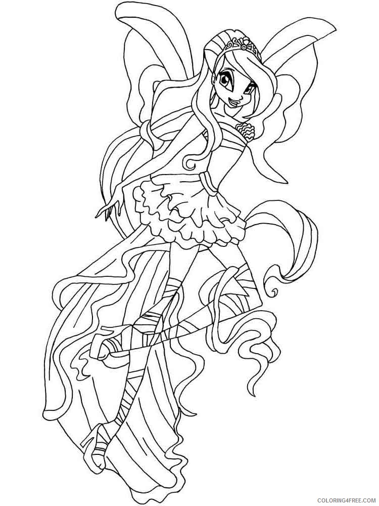 Winx Club Coloring Pages TV Film winx club bloom 15 Printable 2020 11471 Coloring4free