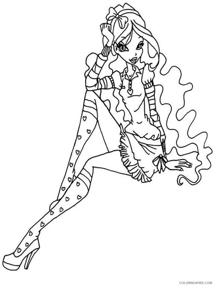 Winx Club Coloring Pages TV Film winx club bloom 20 Printable 2020 11473 Coloring4free