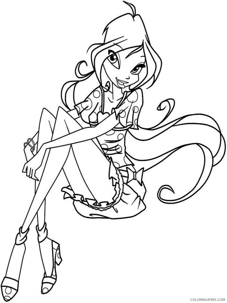 Winx Club Coloring Pages TV Film winx club bloom 22 Printable 2020 11474 Coloring4free
