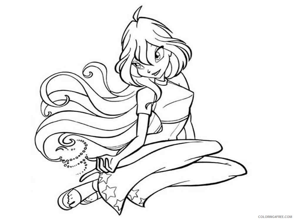 Winx Club Coloring Pages TV Film winx club bloom 26 Printable 2020 11476 Coloring4free