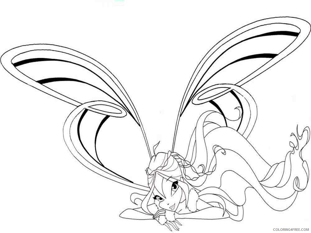 Winx Club Coloring Pages TV Film winx club bloom 27 Printable 2020 11477 Coloring4free