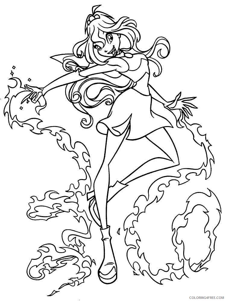 Winx Club Coloring Pages TV Film winx club bloom 28 Printable 2020 11478 Coloring4free