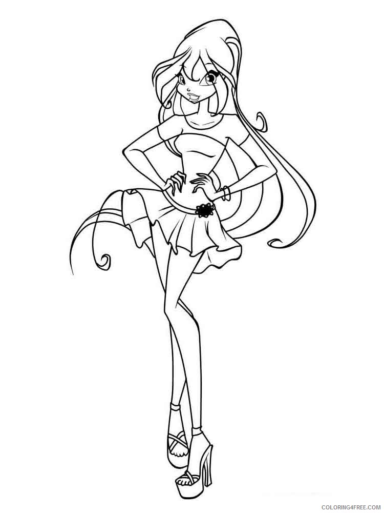Winx Club Coloring Pages TV Film winx club bloom 39 Printable 2020 11482 Coloring4free