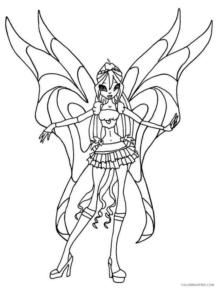 Winx Club Coloring Pages TV Film winx club bloom 8 Printable 2020 11487 Coloring4free