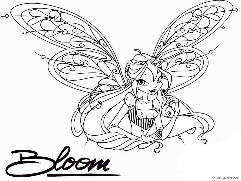 Winx Club Coloring Pages TV Film winx club bloom 9 Printable 2020 11488 Coloring4free
