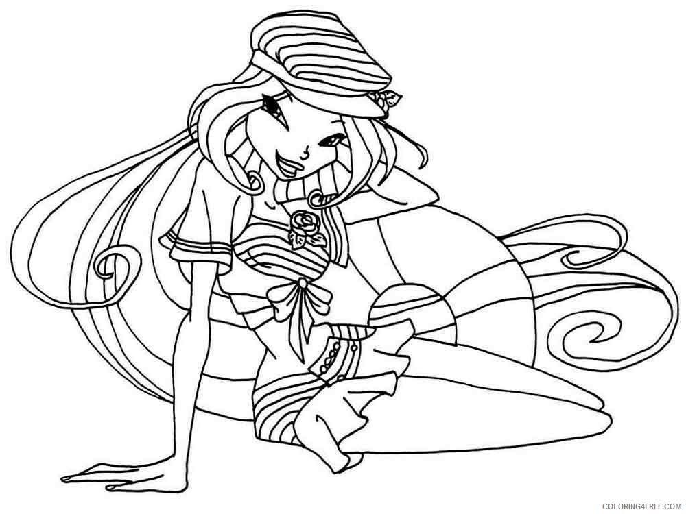 Winx Club Coloring Pages TV Film winx club flora 23 Printable 2020 11552 Coloring4free