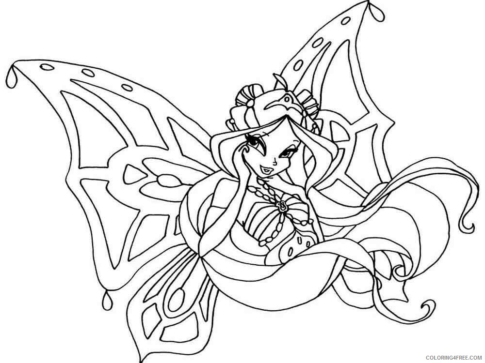 Winx Club Coloring Pages TV Film winx club flora 3 Printable 2020 11558 Coloring4free