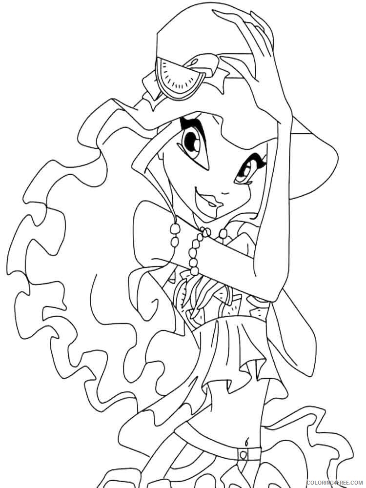 Winx Club Coloring Pages TV Film winx club leila 1 Printable 2020 11564 Coloring4free