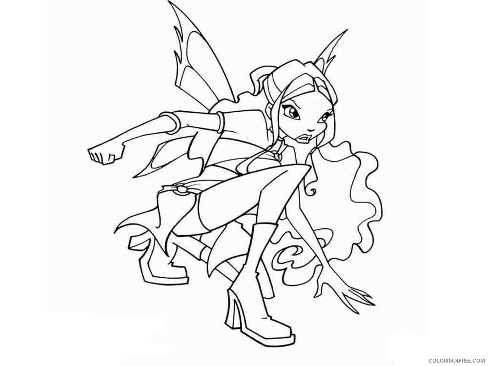 Winx Club Coloring Pages TV Film winx club leila 11 Printable 2020 11566 Coloring4free