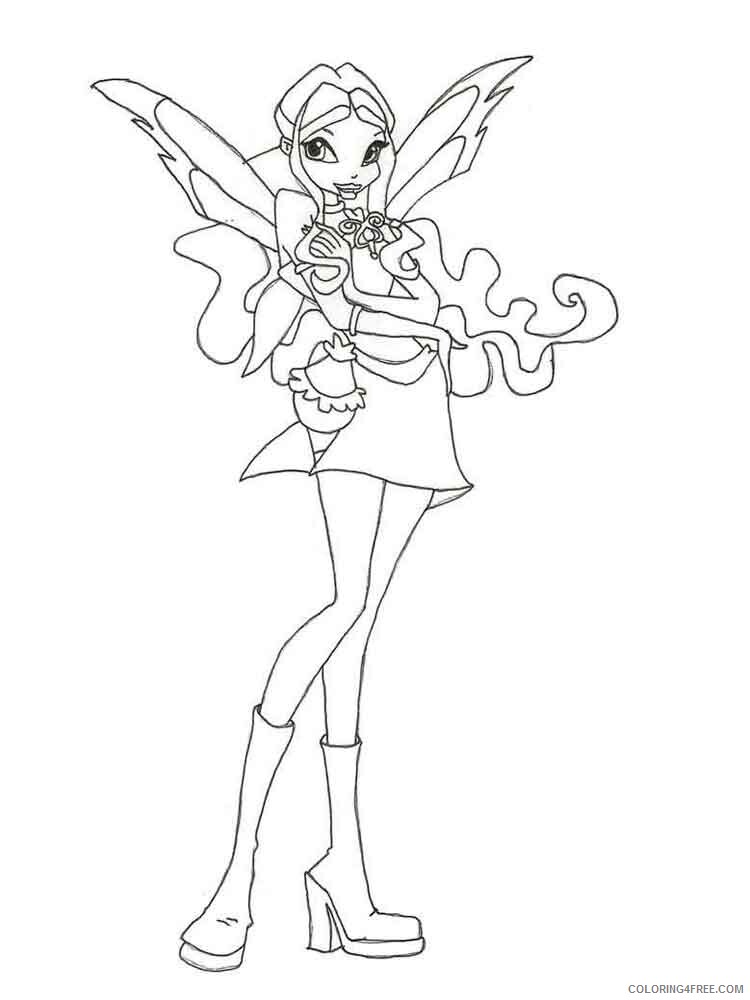 Winx Club Coloring Pages TV Film winx club leila 17 Printable 2020 11570 Coloring4free