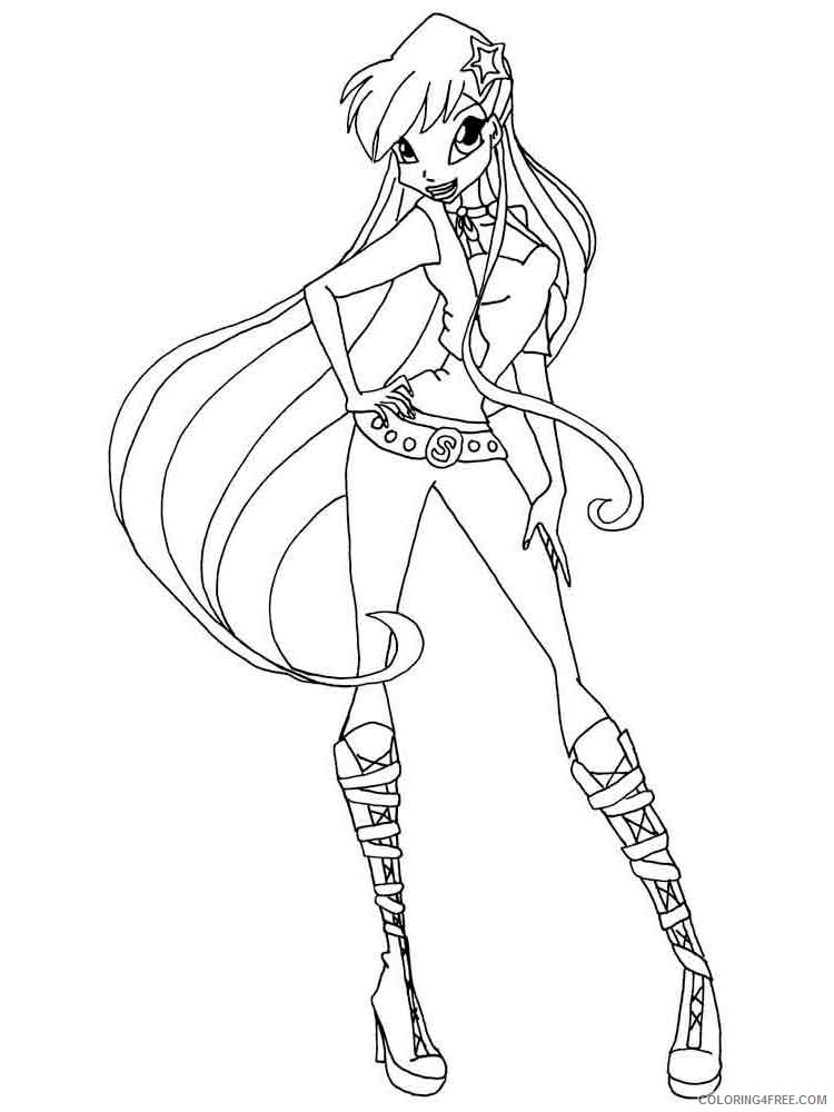 Winx Club Coloring Pages TV Film winx club leila 19 Printable 2020 11571 Coloring4free