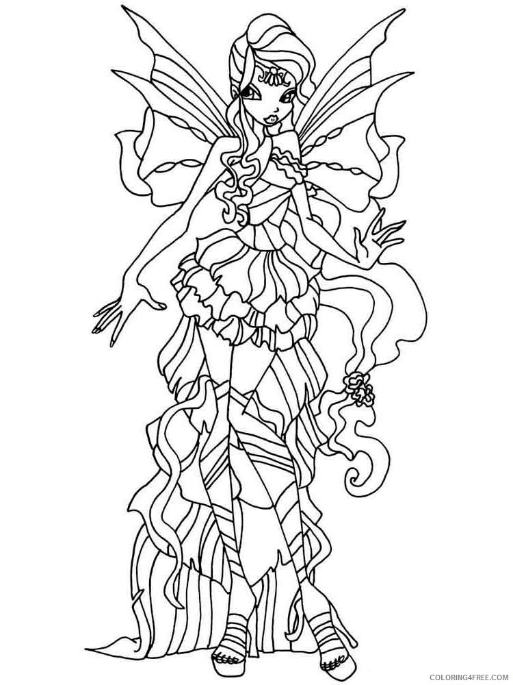 Winx Club Coloring Pages TV Film winx club leila 2 Printable 2020 11572 Coloring4free