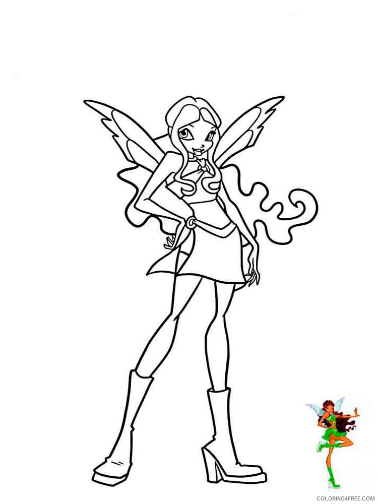 Winx Club Coloring Pages TV Film winx club leila 20 Printable 2020 11573 Coloring4free