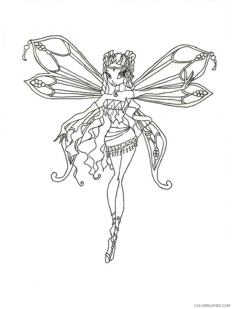 Winx Club Coloring Pages TV Film winx club leila 21 Printable 2020 11574 Coloring4free