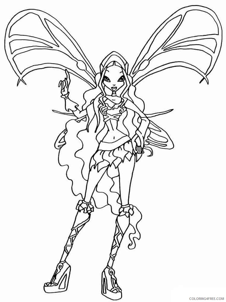 Winx Club Coloring Pages TV Film winx club leila 23 Printable 2020 11575 Coloring4free