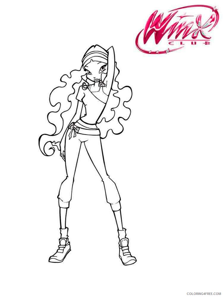 Winx Club Coloring Pages TV Film winx club leila 3 Printable 2020 11576 Coloring4free