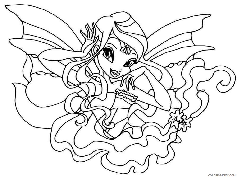 Winx Club Coloring Pages TV Film winx club leila 5 Printable 2020 11577 Coloring4free