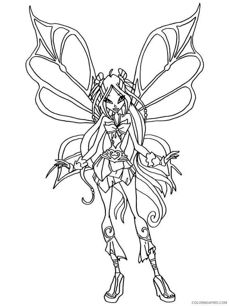 Winx Club Coloring Pages TV Film winx club leila 6 Printable 2020 11578 Coloring4free