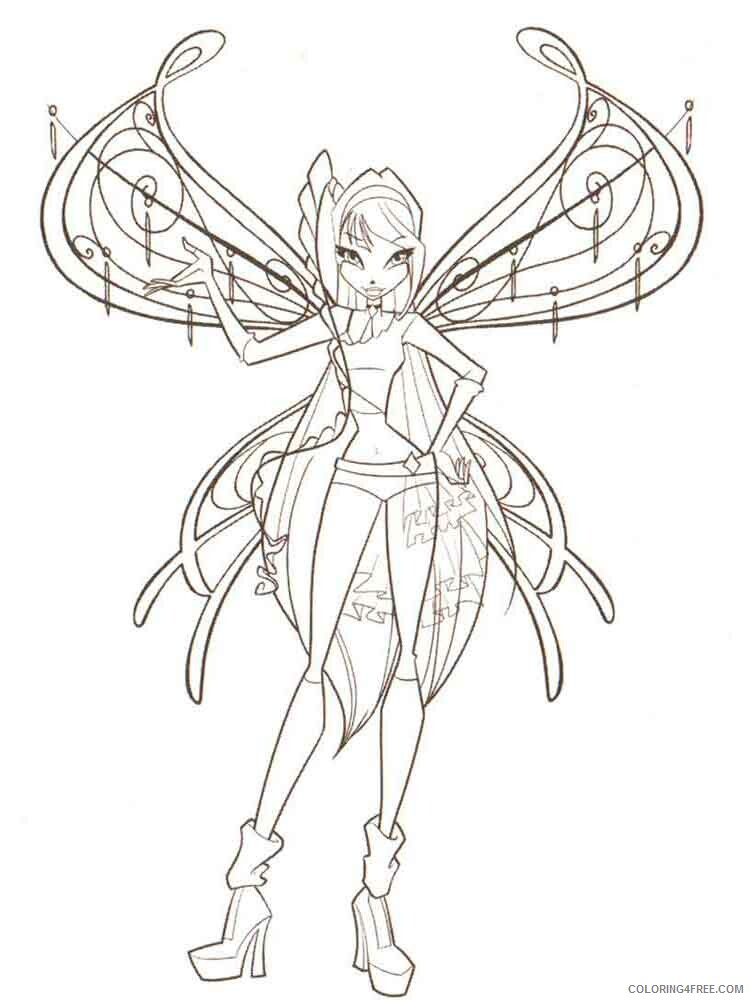 Winx Club Coloring Pages TV Film winx club musa 1 Printable 2020 11582 Coloring4free